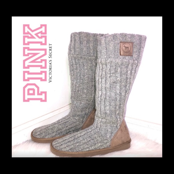 VICTORIA’S SECRET PINK MUKLUKS ZIPPER BACK WITH BLACK FAUX FUR 2006 COLLECTION - Picture 15 of 15